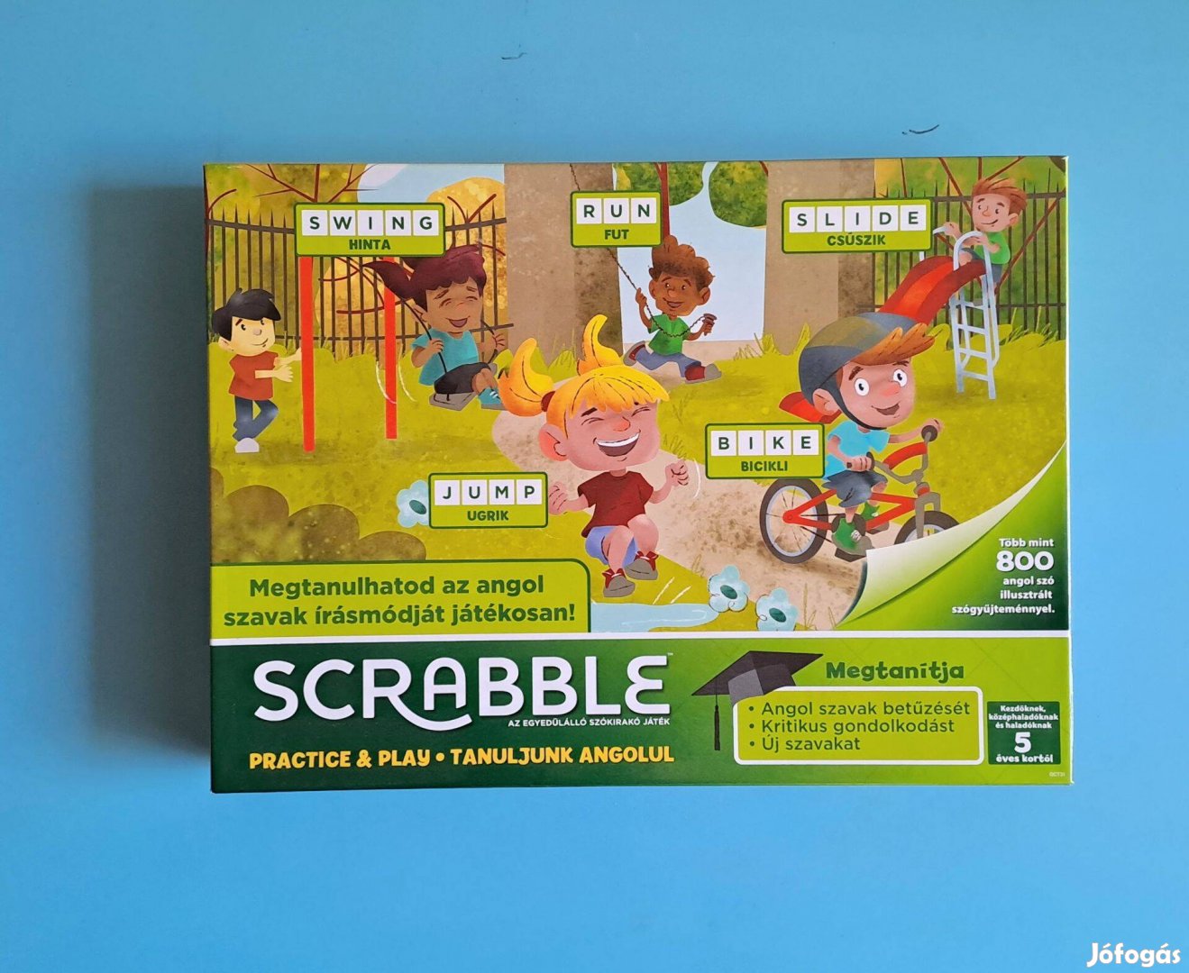 Scrabble Tanuljunk angolul, hiánytalan, újszerű [986]